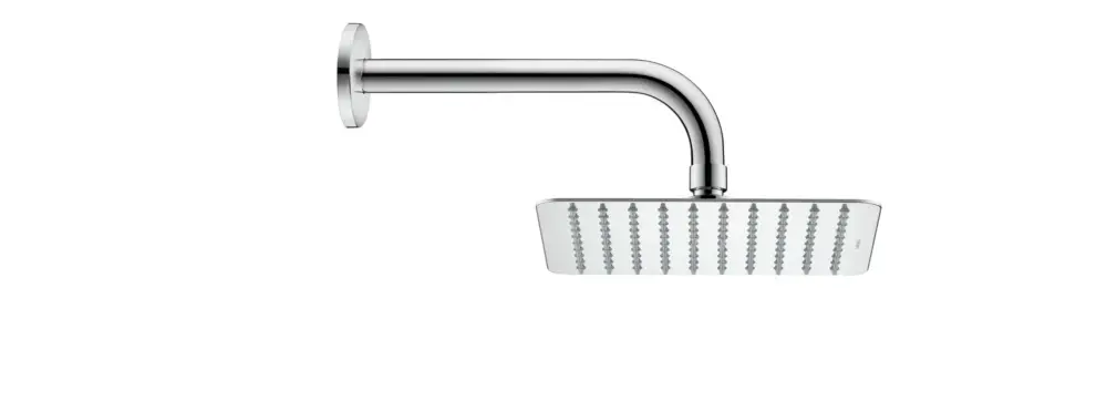 Duravit Brausearm L 210mm Wandmontage Rosette Rund Chrom HG Neuheit