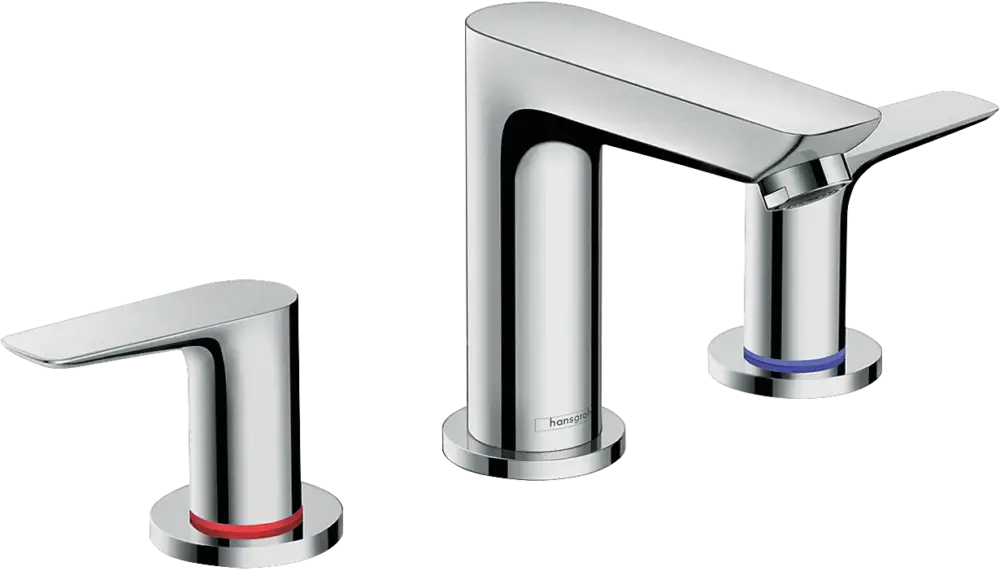 Hansgrohe Talis E 3-Loch Waschtischarmatur mit Zugstangen-Ablaufgarnitur, Chrom Bestpreis