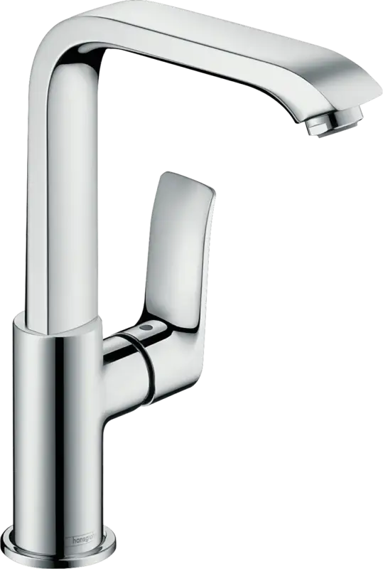 Hansgrohe Mischer Metris Einhebel-Waschtischmischer 230 mit Push-Open Ablaufgarnitur, Chrom Finale Aktion