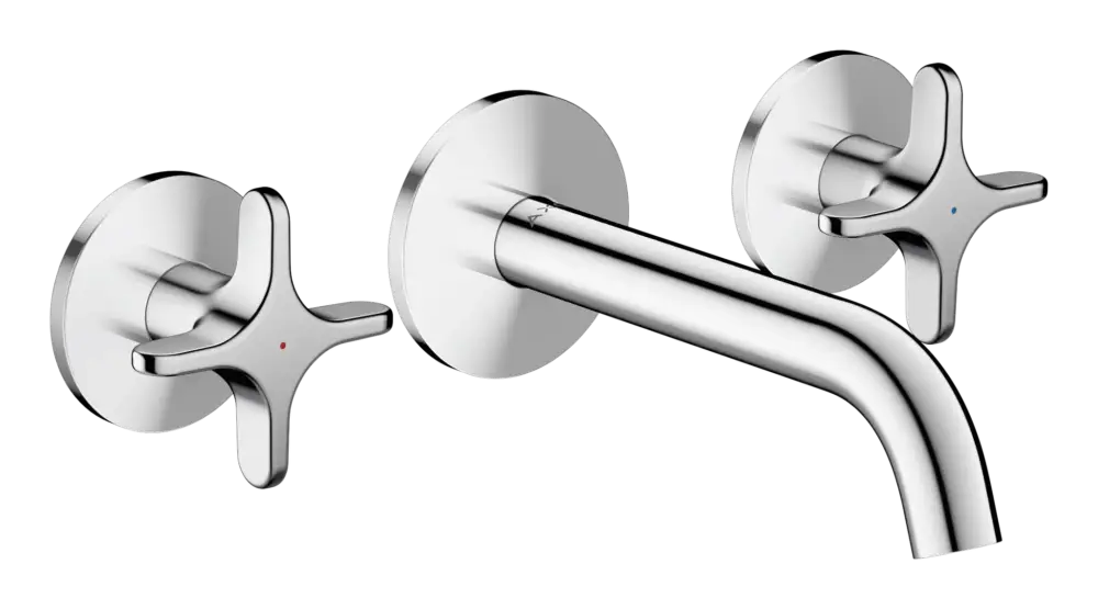 Hansgrohe AXOR One 3-Loch Waschtischarmatur Unterputz Chrom Echt