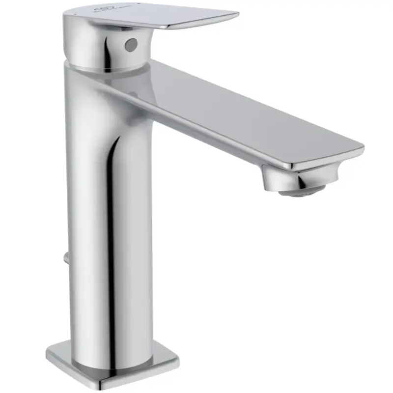 Ideal Standard Waschtischarmatur H120 Ceralife C, Ausladung 135mm mit Ablaufgarnitur Chrom Garantierte Lieferung