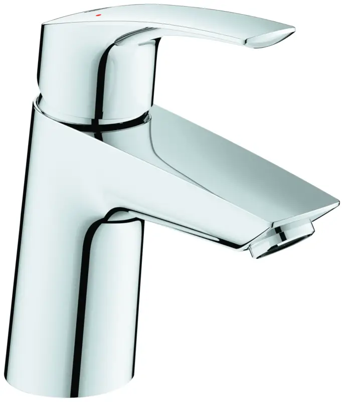 Garantierte Lieferung Einhand-Waschrischbatterie 23967, S-Size, geneigte Version, 28 mm Keramikkartusche, glatter Körper