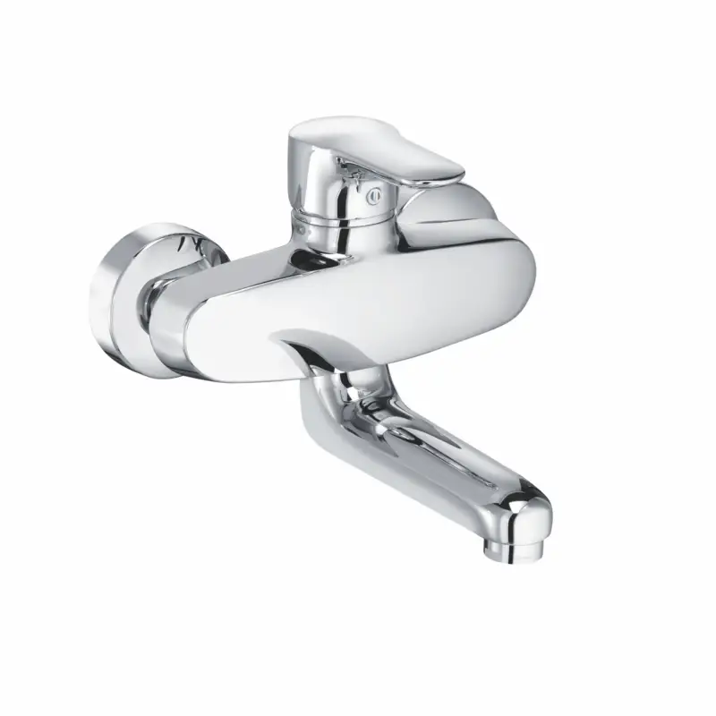 Ausverkauf Kludi OBJEKTA Spültisch-Einhandmischer DN 15, chrom, Wandmontage, Ausladung 170 mm