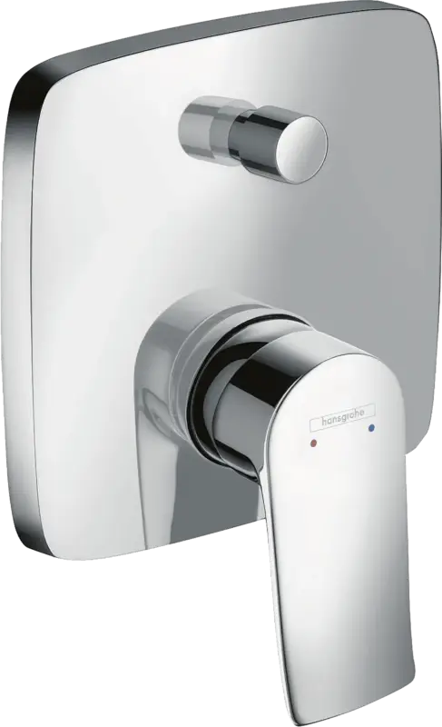 Hansgrohe Wannenmischer Unterputz Metris Fertigset eckig chrom Direktkauf