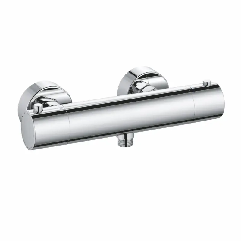 Direktkauf Kludi OBJEKTA Thermostat-Brausearmatur, chrom, DN 15, Wandmontage, Temperaturbegrenzung auf 43°C, Durchflussmenge 18 l/min, GeraBad.de - Dein Badshop