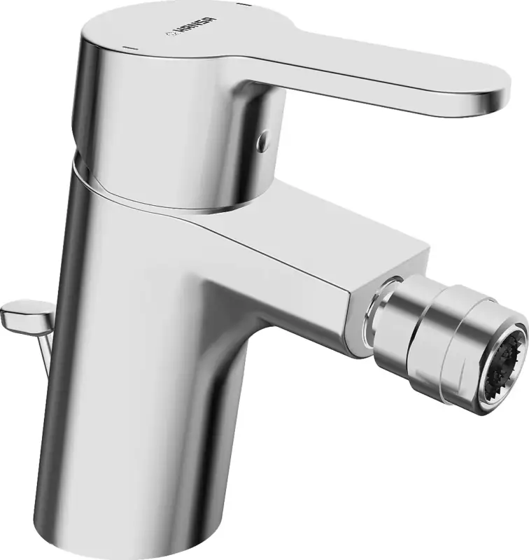 Sichere Zahlung HansaPRIMO Bidetarmatur Einhebelmischer HansaPRIMO 4943 Zugstangenablaufgarnitur Ausladung 107 mm DN15 Chrom