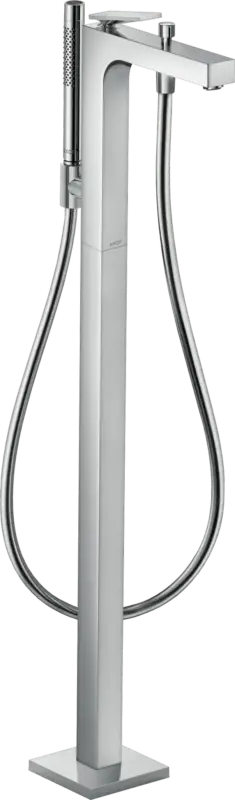 Must-Have Hansgrohe AXOR Citterio Einhebel-Wannenmischer bodenstehend mit Hebelgriff - Rautenschliff, Chrom