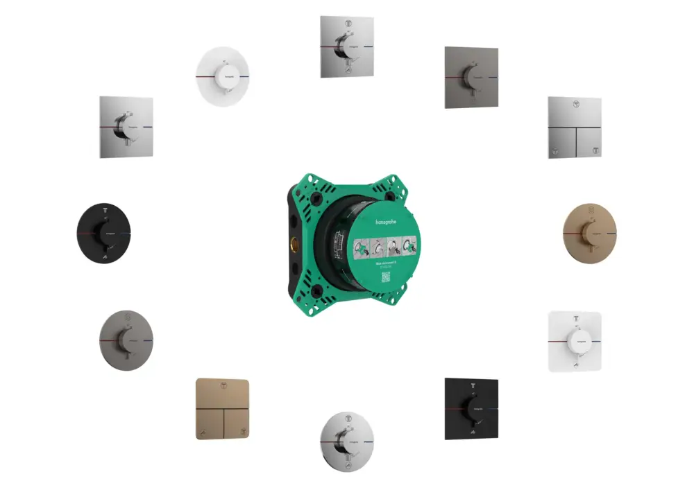 Hansgrohe ShowerSelect Comfort S Thermostat Unterputz für 2 Verbraucher Chrom Preisknaller