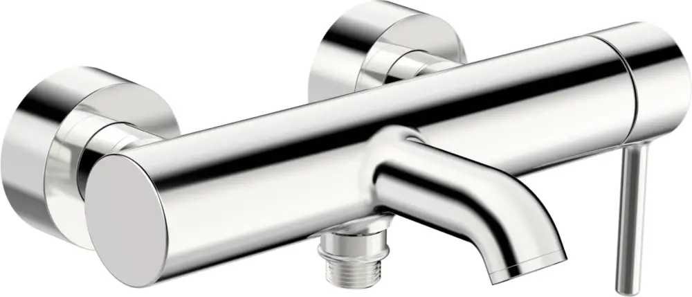 Schnäppchen HansaVANTIS Style EHM Wannenfüll- und Brausebatterie Chrom 168 mm