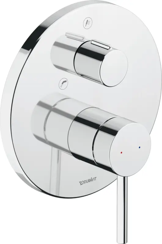 Sonderaktion Duravit Zweihand-Unterputz-Armatur „Circle“ in Chrom