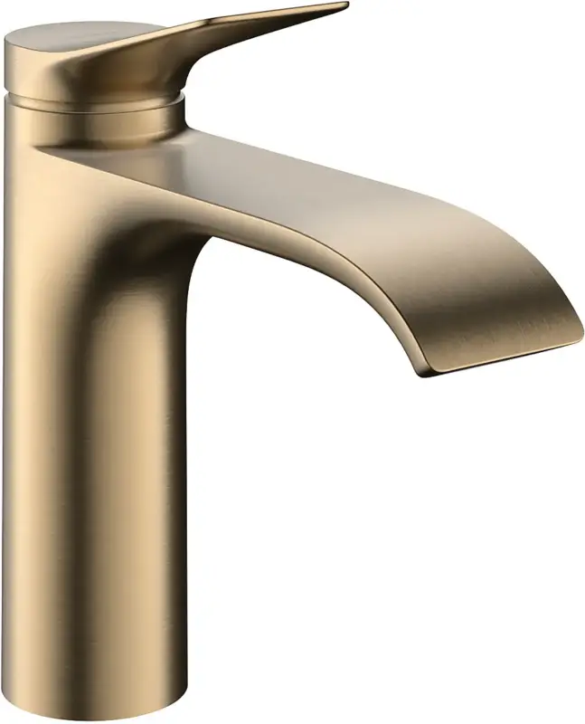Hansgrohe Vivenis Einhebel-Waschtischmischer 110 CoolStart mit Zugstangen-Ablaufgarnitur, Brushed Bronze Aktuell