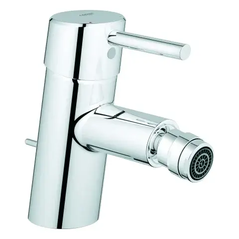Must-Have Einhand-Bidetbatterie Concetto 32208_1, Einlochmontage, Zugstangen-Ablaufgarnitur 1 1/4''