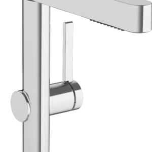 Wochenendangebot Hansgrohe Finoris Einhebel-Waschtischmischer 230 mit Ausziehbrause, 2jet und Push-Open Ablaufgarnitur, Chrom