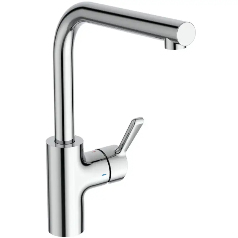 Ideal Standard Küchenarmatur Ceralife, Ausladung 220mm L-Auslauf Chrom Sichere Zahlung