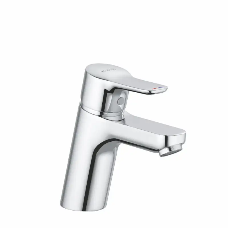 Günstig Kludi PURE & EASY Waschtisch-Einhandmischer 70 DN 15, chrom, Einhebelmischer für offene Heißwasserbereiter, 1-Loch Montage, geschlossener Metallhebel, DVGW-zugelassen