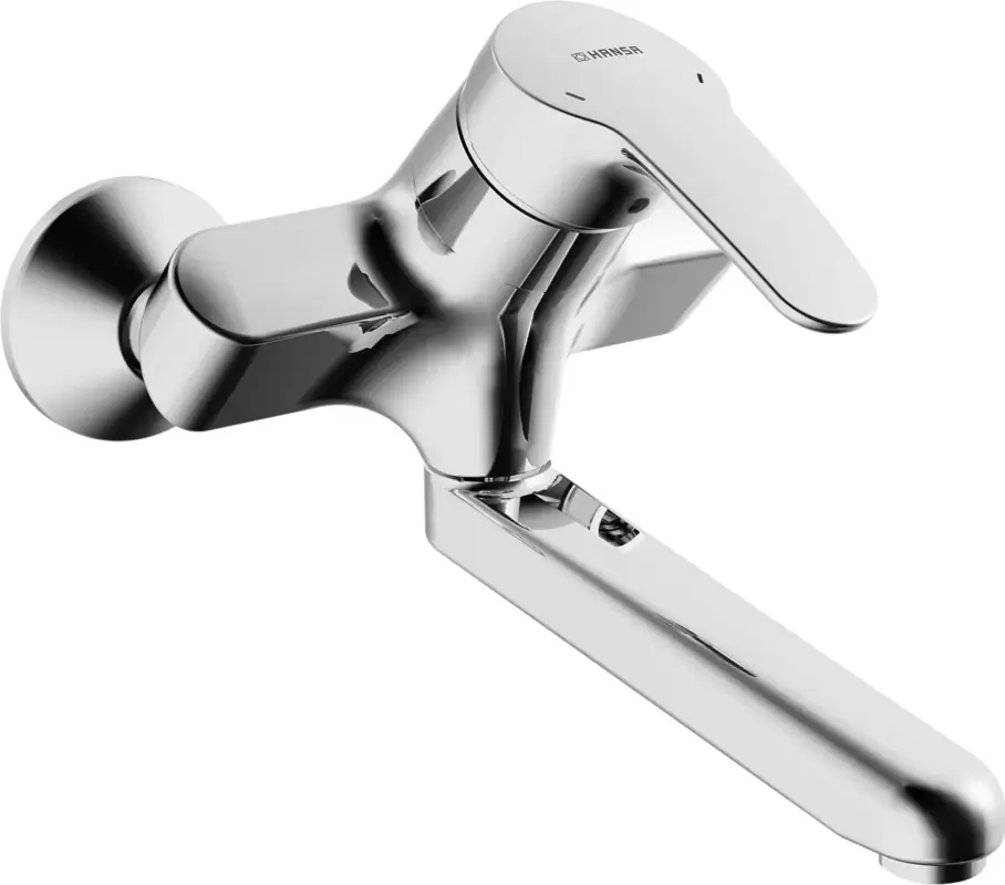 Sonderaktion HansaMIX Waschtischarmatur Einhebelmischer HansaMIX 0194 Ausladung 246mm Auslaufentleerung DN15 Chrom