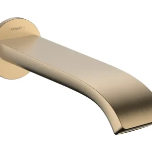 Top-Preis Hansgrohe Vivenis Wanneneinlauf Brushed Bronze, G ½, mit Rosette, Ausladung 202 mm