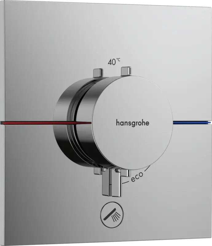 Abverkauf Hansgrohe ShowerSelect Comfort E Thermostat Unterputz für 1 Verbraucher und einen zusätzlichen Abgang Chrom