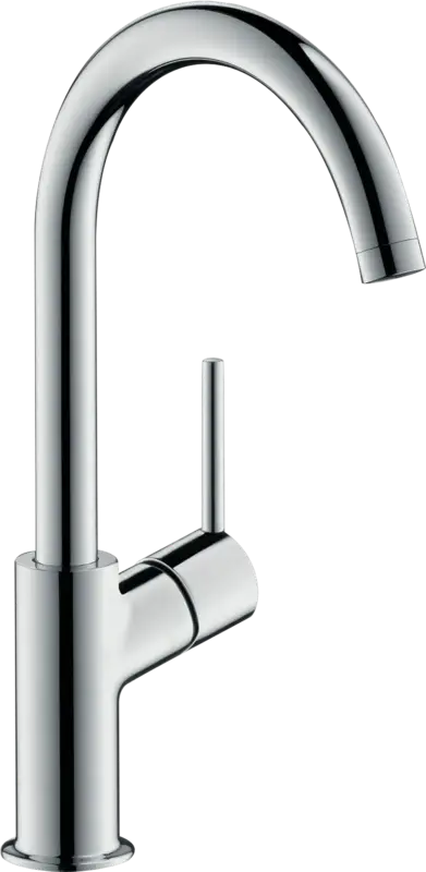 Hansgrohe Talis Einhebel-Waschtischmischer 210 mit Schwenkauslauf und Push-Open Ablaufgarnitur, Chrom Nur Heute