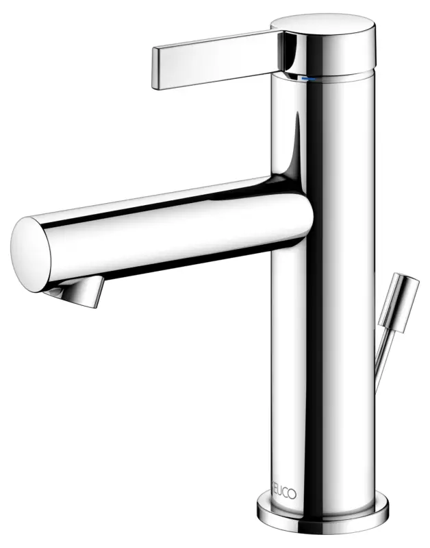 Markenware KEUCO IXMO Einhebel-Waschtischmischer 100 IXMO Pure mit Zugstangen-Ablaufgarnitur IXMO Pure, Rosette rund verchromt