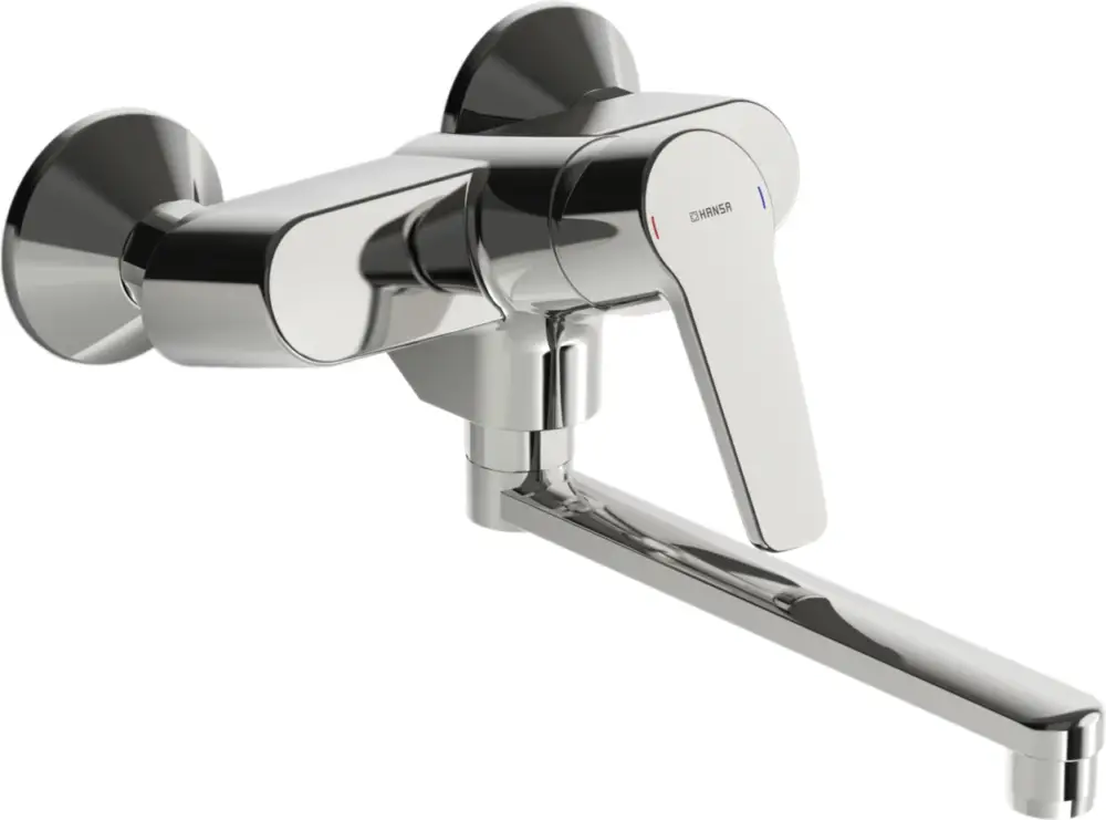 HansaPOLO Einhebelmischer Küchenarmatur HansaPOLO 5162 Ausladung 200 mm DN15 Chrom Direkt Vom Hersteller