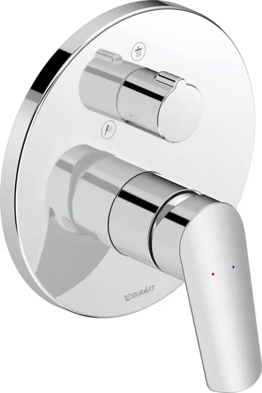 Ausverkauf Duravit Einhand-Unterputz-Armatur „No.1“ in Chrom