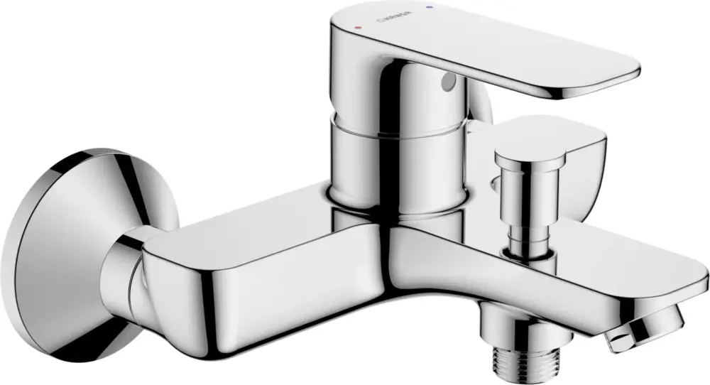 Beliebt HansaBASIC EHM Wannenfüll- und Brausebatterie 5544 Ausladung 165 mm DN15 Chrom
