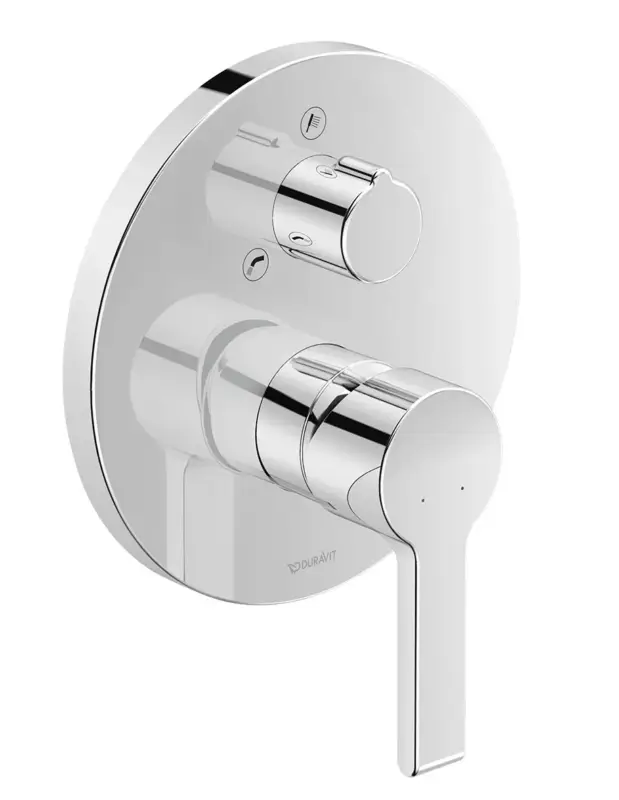 Rabatt Duravit Einhand-Unterputz-Armatur „Serie B.2“ in Chrom