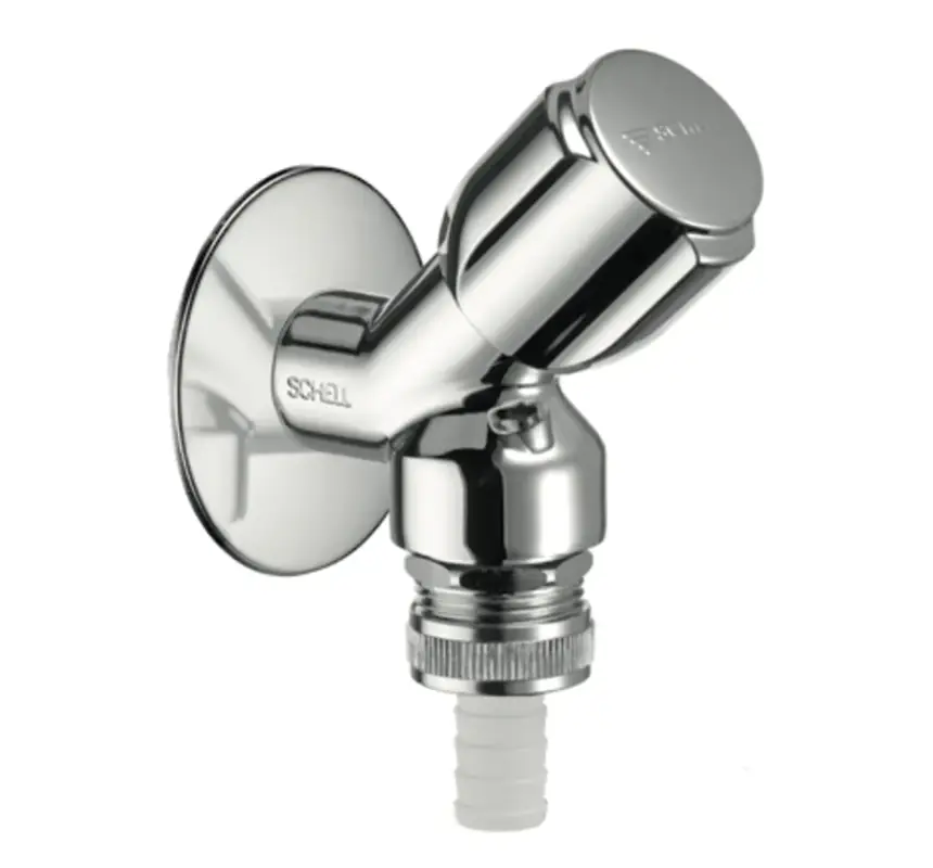 Heißes Angebot Geräteschrägsitzventil COMFORT, RFV, RB, DN 15 G 1/2 AG, Schlauchverschraubung Ø 14,5 mm (DN 20 G 3/4 AG), chrom