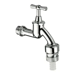 Auslaufventil, RFV, RB, DN 20 G 3/4 AG, Schlauchverschraubung Ø 14,5 mm (DN 20 G 3/4 AG), chrom Neue Ware
