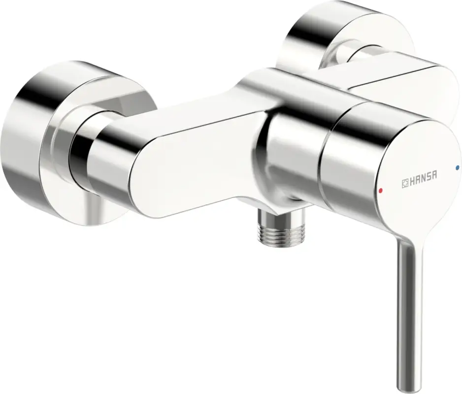 Markenware HansaVANTIS Duscharmatur Hansavantis 2022 EHM Brausebatterie 5245 Chrom Pinhebel