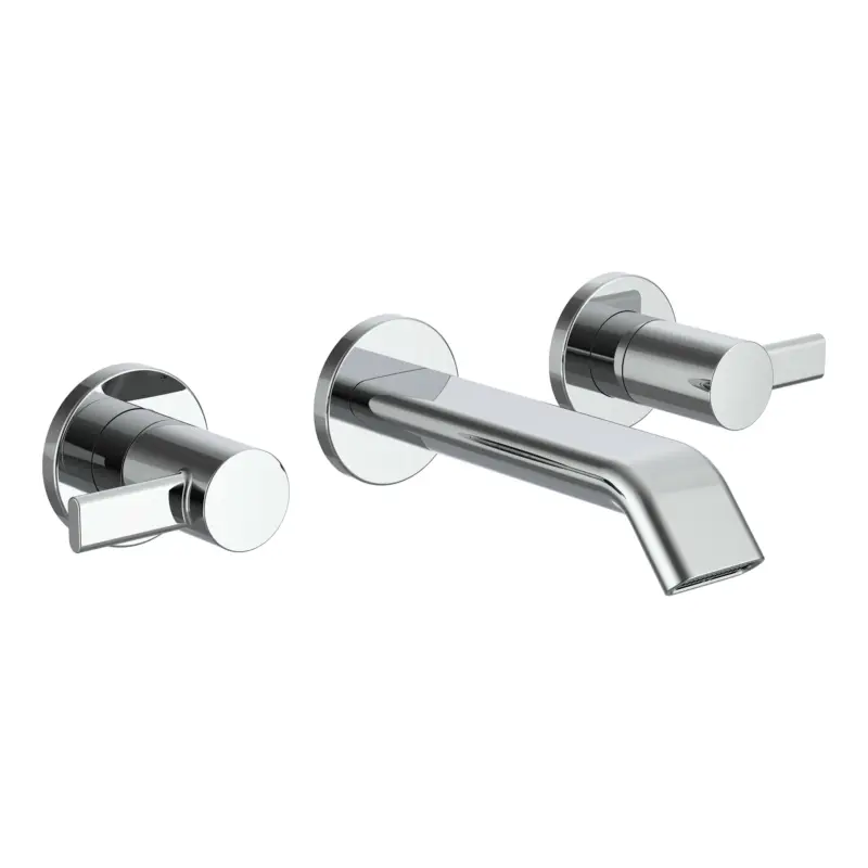 3-Loch Waschtischmischer Unterputz MEDA Festauslauf Ausladung 150 mm chrom Mega-Angebot