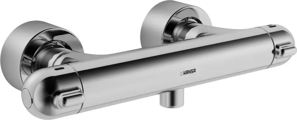 HansaMEDIPRO Duscharmatur Wandmontage Thermostat Chrom DN15 Kostenfreie Lieferung