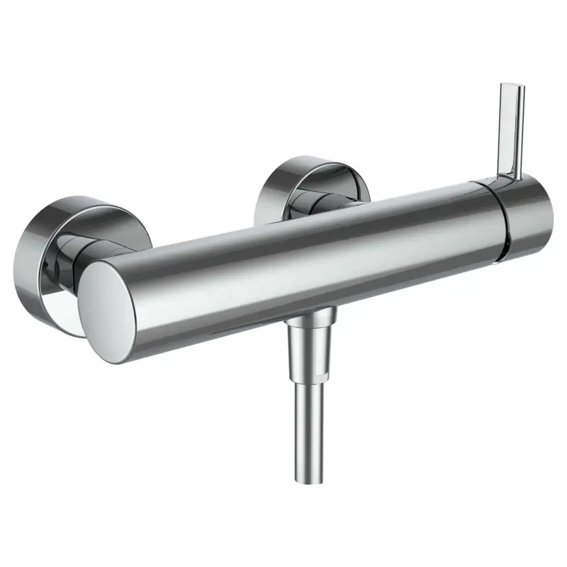 Begrenztes Angebot Einhebel-Brausemischer Aufputz MEDA mit Zubehör Kunststoffschlauch 1500 mm und Handbrause MyTwin100 chrom