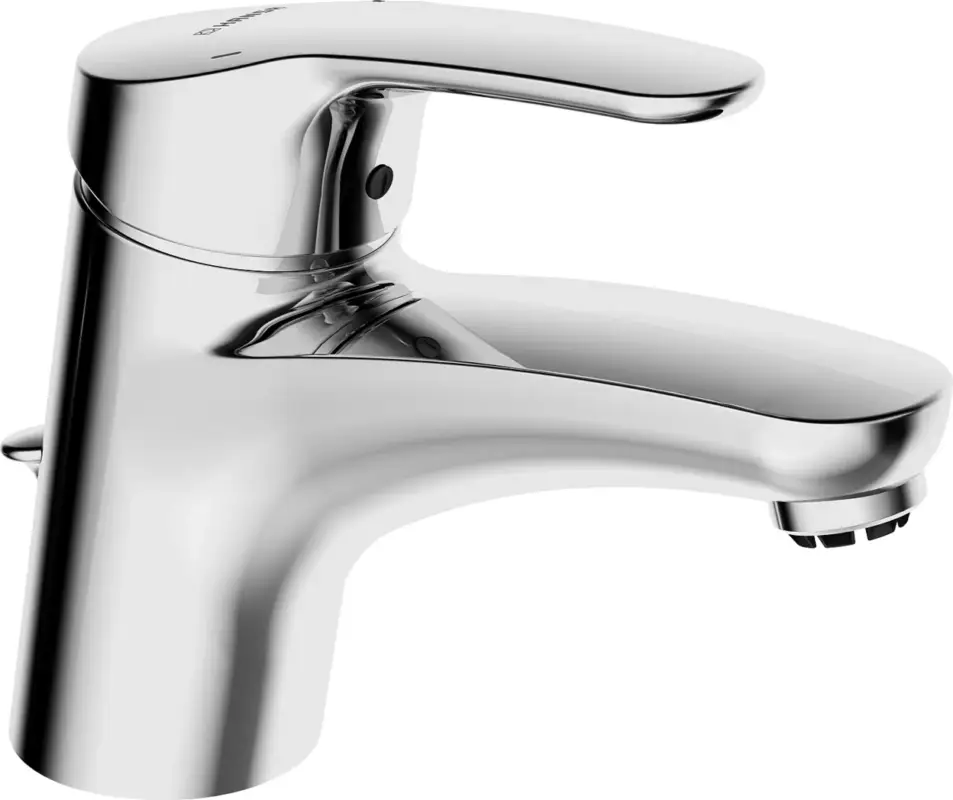 Preisknaller HansaMIX Waschtischarmatur Einhebelmischer HansaMIX 0113 Kupferrohr Zugstangenablaufgarnitur Ausladung 141 mm DN15 Chrom