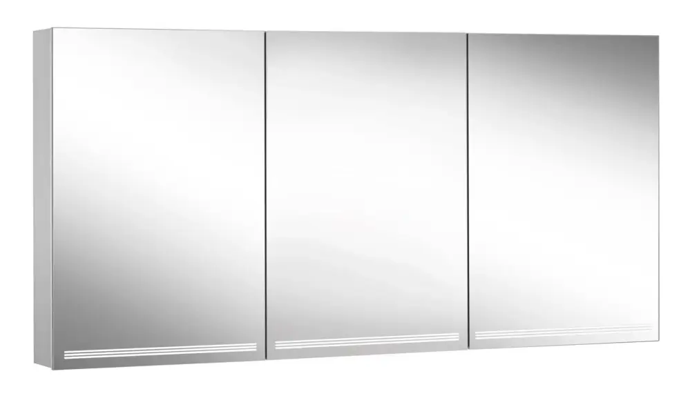 Schneider Spiegelschrank „GRACE TW“ 1495 × 700 × 120 mm in silbereloxiert Sichere Zahlung
