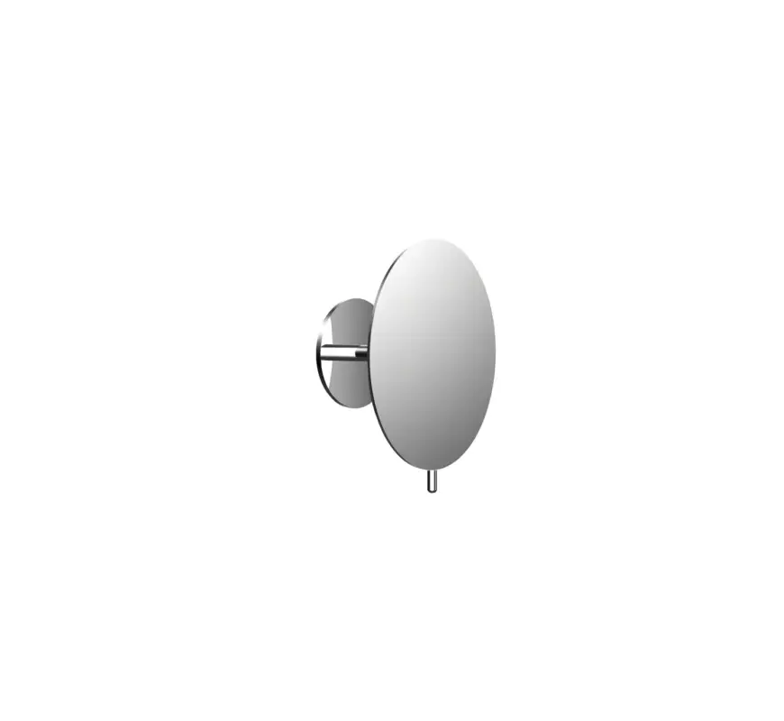 Klebespiegel pure mit Griff, 7-fach, rund D: 200 mm, chrom Rabatt
