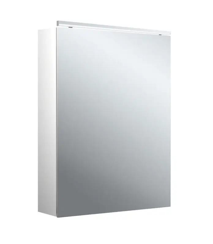 Lichtspiegelschrank pure 2 Classic,Aufputz, mit Waschtischbeleuchtung,1 Tür, 500mm Echt