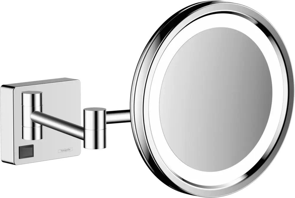 Neu Im Sortiment Hansgrohe AddStoris Rasierspiegel mit LED Leuchte, Chrom