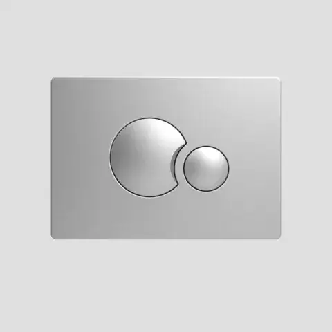 Echt Betätigungsplatte „S 706“ in mattchrom