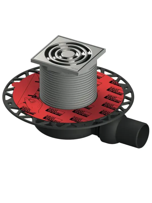 drainpoint S 111 Ablaufset superflach mit Seal System Universalflansch, ohne Zulauf Top-Seller