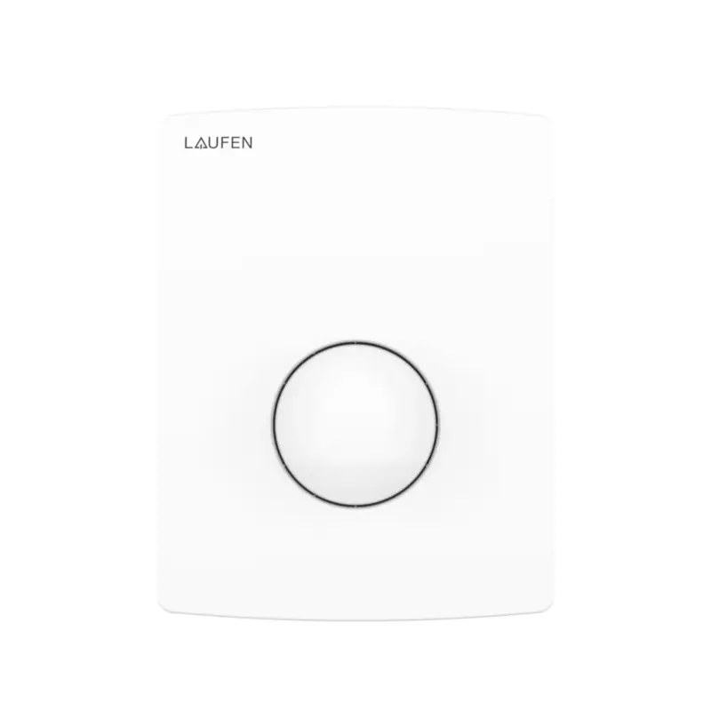 Letzte Chance Installationssystem (LIS) INEO AU109 Urinal-Betätigungsplatte Kunststoff weiß, inklusive Kartuschenventil 126 x 162 x 17 mm, für vandalensicheren Einbau, passend zu Installationselementen H940100