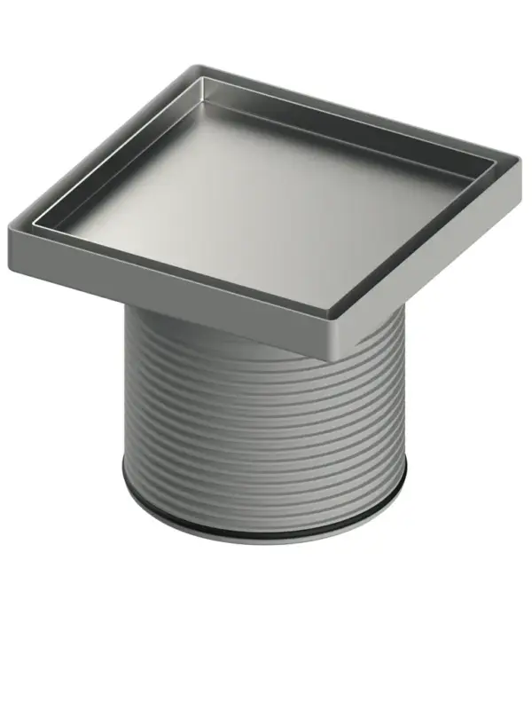 Letzte Chance drainpoint S Rostrahmen aus Edelstahl, 150 mm, Design ″plate″