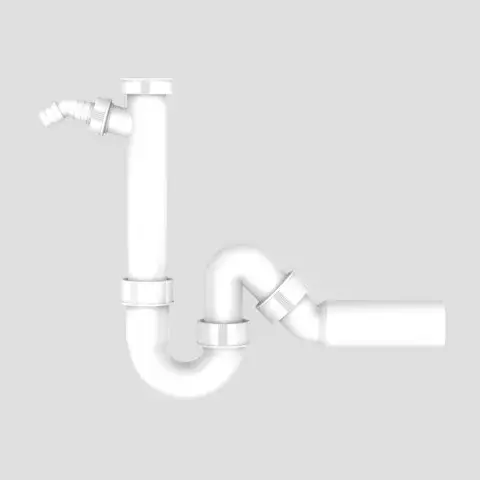 Sichere Zahlung Universal Rohrgeruchverschluss G1 1/2 × 50, Geräteanschluss