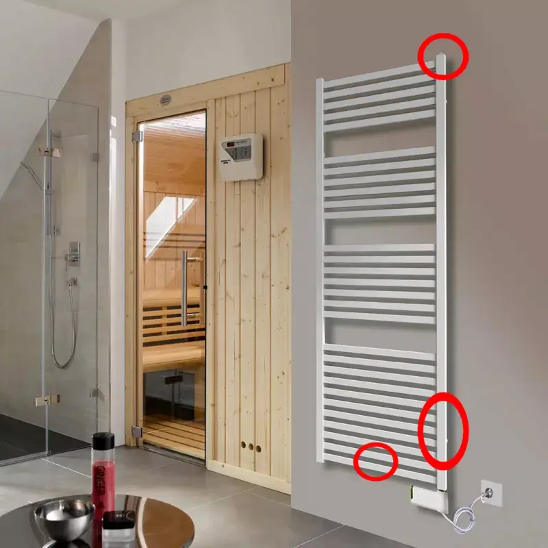 BEMM Design-Elektroheizkörper „Mido Q NOW EK“ 58 × 181,8 cm in Weiß BMQ181058SWE10N - B-Ware, Sonderangebot Letzte Chance