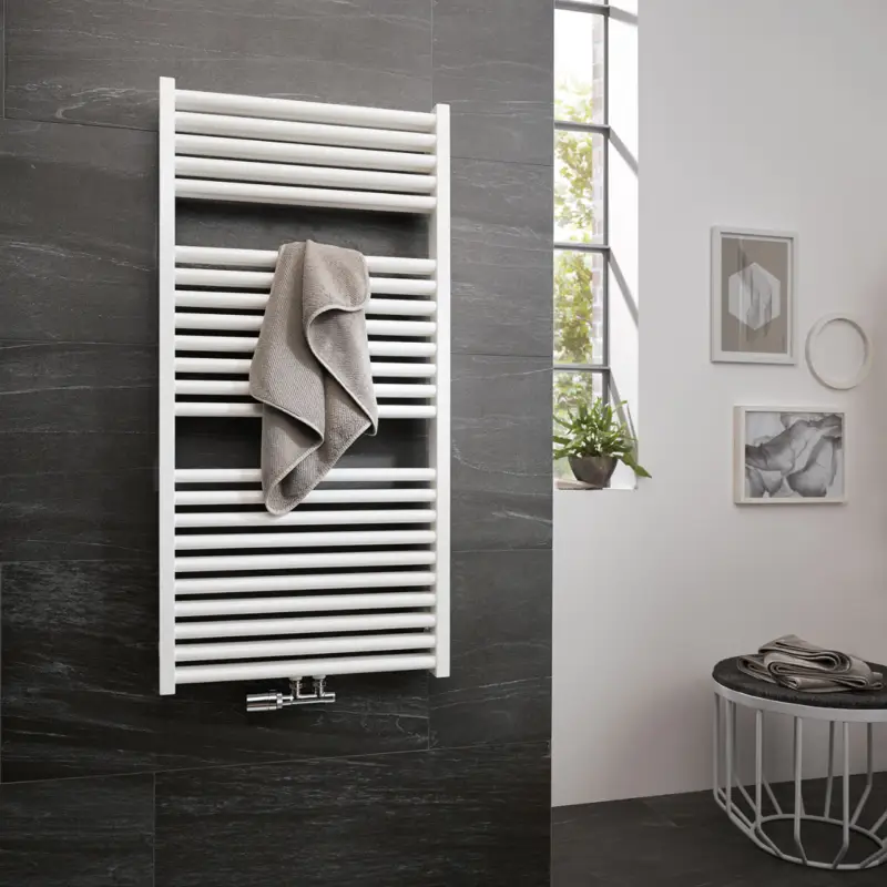 HSK Design-Heizkörper „Line Two“ 60 × 123 cm in Graphit-Schwarz Billig