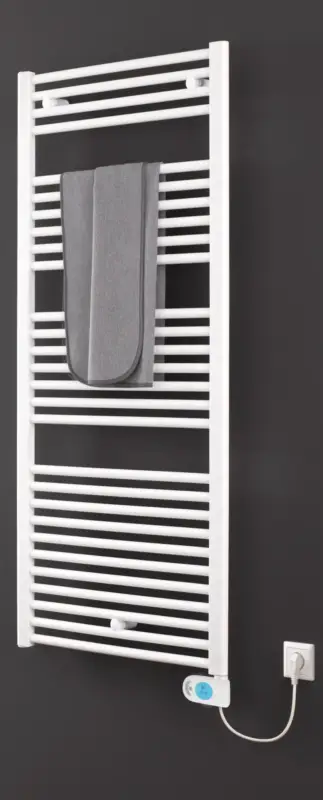 BEMM Design-Elektroheizkörper „Ares EK-R“ mit Raumregelung 48 × 81,8 cm in Weiß (RAL 9016) Expressversand