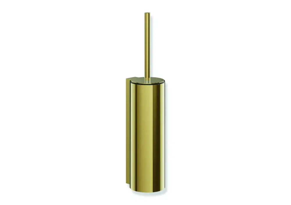 HEWI WC-Bürstengarnitur System 900, PVD gold glänzend, Wandmontage, 438 mm hoch, 106 mm tief Aktuell