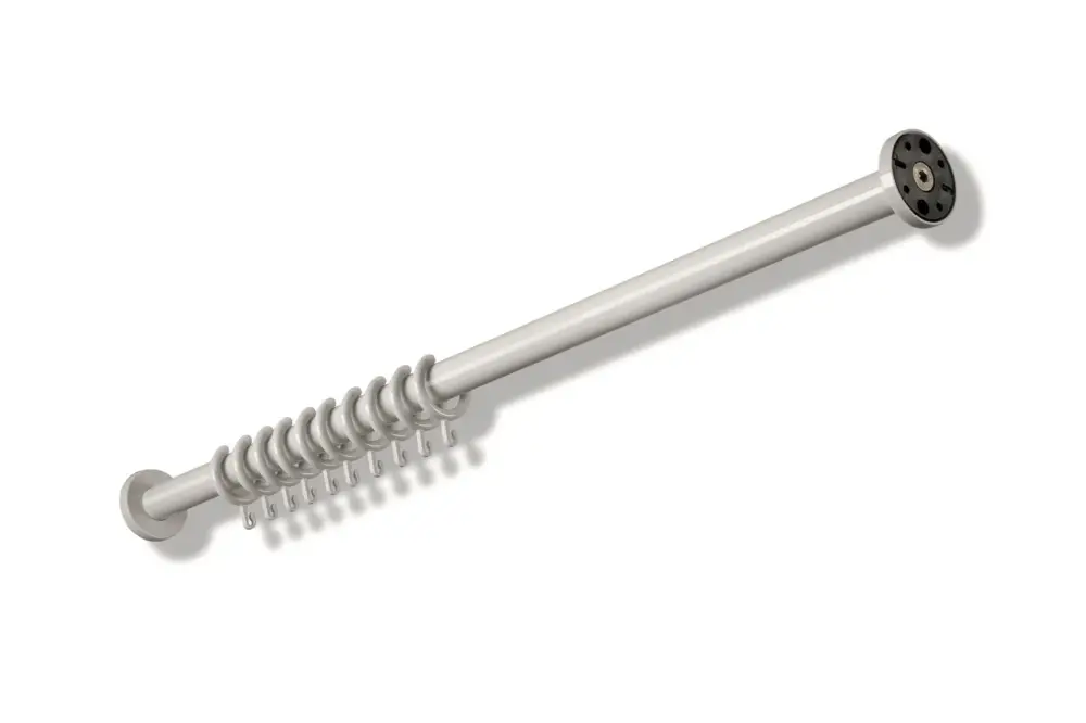 Aktuell HEWI Vorhangstange Serie 801, PG90, Senfgelb