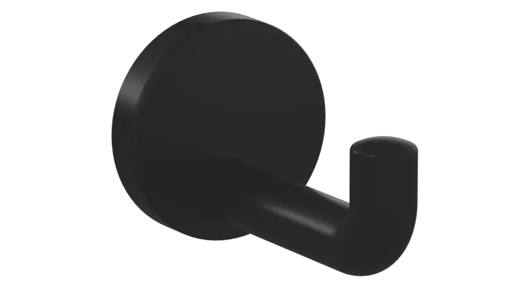 Markenprodukt HEWI Einzelhaken Serie 477, Tiefschwarz